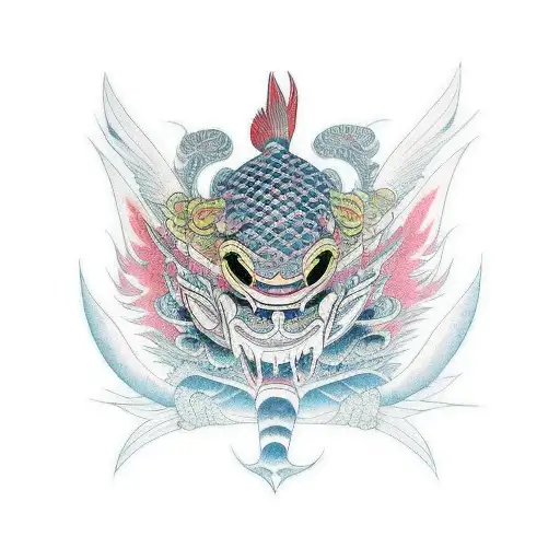 kor fish tattoo design idea