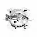 kor fish tattoo design idea