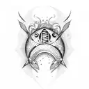 kor fish tattoo design idea