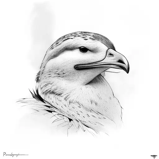 pato tattoo design idea