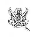 san judas  tattoo design idea