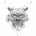 Bmw X5 E70 tattoo design idea