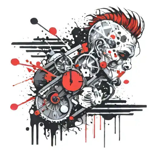 punkrock tattoo design idea