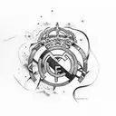 real Madrid  tattoo design idea