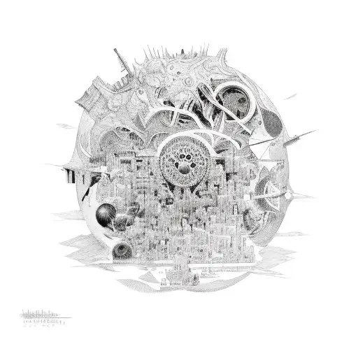 in a strange way we're all in this together, been this way forever  tattoo design idea