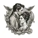 pride and prejudice tattoo design idea