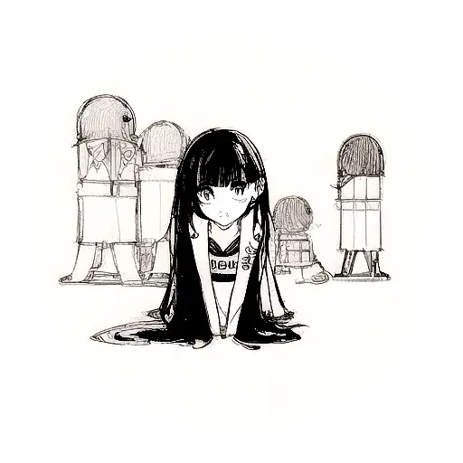 Design a tattoo sketch inspired by the manga 'Solo Leveling.' Incorporate key elements reflecting the plot and the image tattoo design idea