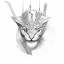 train tattoo design idea