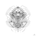 train tattoo design idea