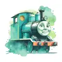 Thomas the train engine tattoo design idea