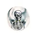  skeleton cowboy tattoo design idea