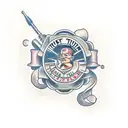 trust no one tattoo design idea