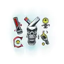 trust no one tattoo design idea