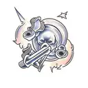 trust no one tattoo design idea