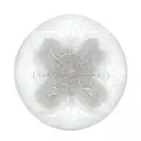 black ink 3d sphere made from ginkgo leaves stylised like a school of fish tattoo design idea