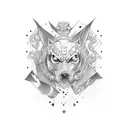 heros tattoo design idea