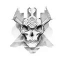 heros tattoo design idea