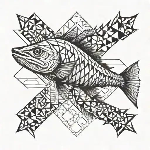 barracuda tattoo design idea