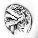 dino tattoo design idea
