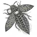 firefly tattoo design idea