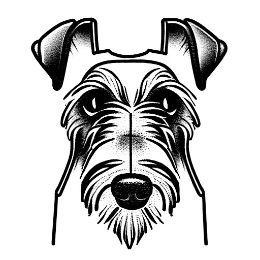 35 Best Schnauzer Dog Tattoo Designs In The World  The Paws