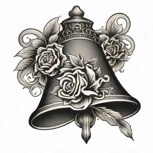 riverside california bell tattoo design idea