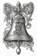 riverside bell tattoo design idea