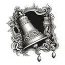 riverside california bell tattoo design idea