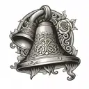 riverside california bell tattoo design idea