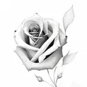 Ali name with Rose tattoo design idea