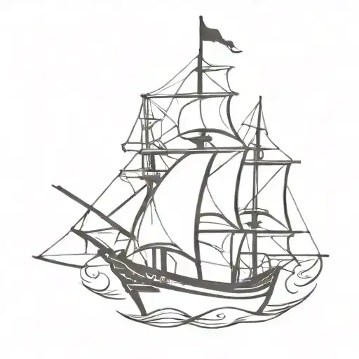 Pirates of the Caribbean tattoo design idea