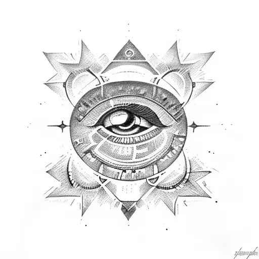All Seeing Eye tattoo design idea