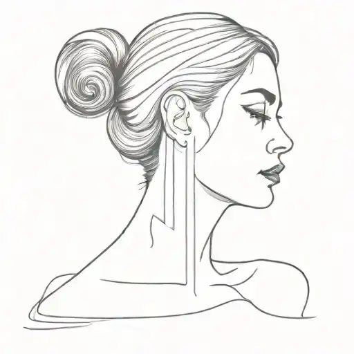 depression hard times tattoo design idea