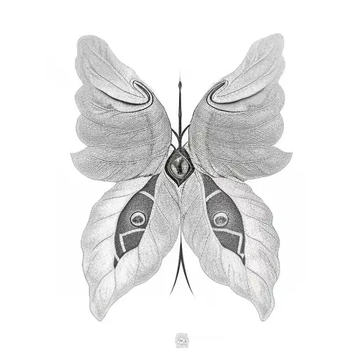 Buckeye leaves whitetail deer turkey buckeye nuts Ohio state red gray black tattoo design idea