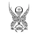 tribal Nordic  tattoo design idea