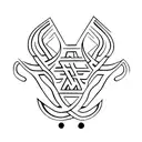 tribal Nordic  tattoo design idea