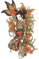 fairy tattoo design idea