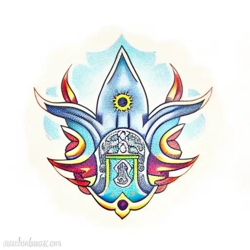 Hamsa Symbol tattoo design idea
