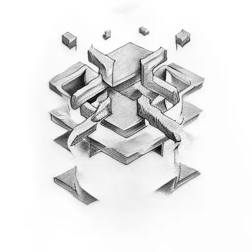 tattoo of word "strong" tattoo design idea