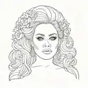 Adele is wifey material tattoo design idea