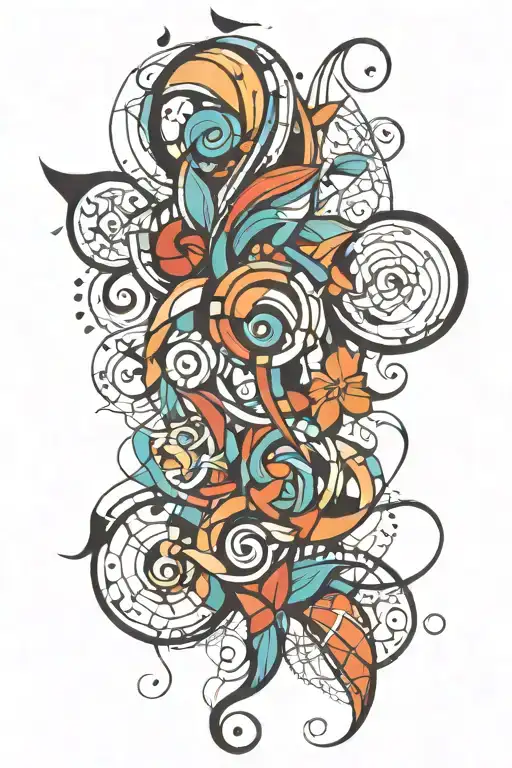 Country tattoo design idea