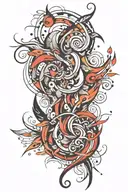 Country tattoo design idea