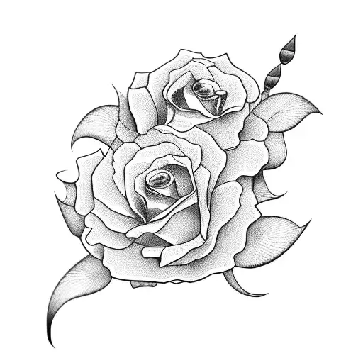 milk bottle with flowers  tattoo design idea