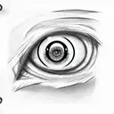 eye in triangle tattoo design idea