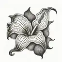 Soy muy hermosa with a calla lily flower tattoo design idea
