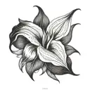 Soy muy hermosa with a calla lily flower tattoo design idea