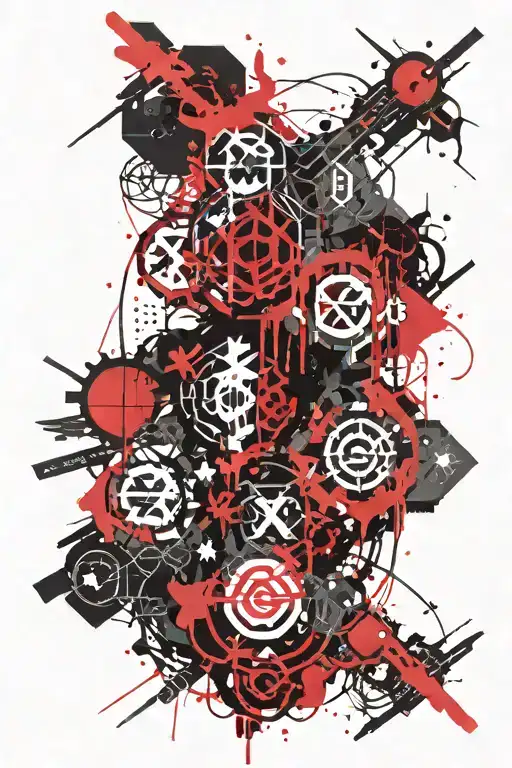 exo exist logo tattoo design idea