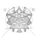 Triangle family  tattoo design idea