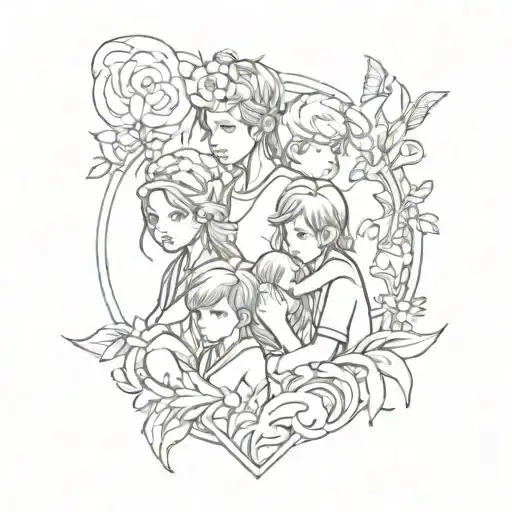family over everything   tattoo design idea