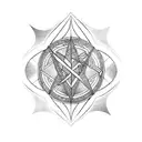 archangel gabriel sigil tattoo design idea